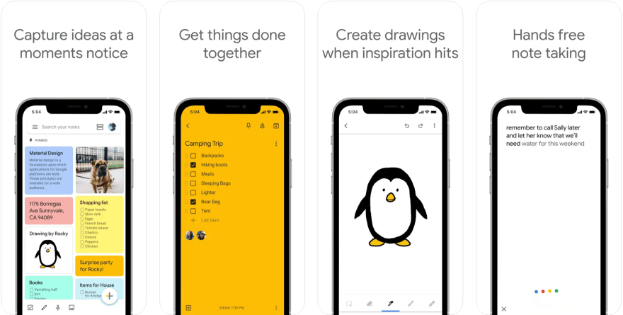 App Store - Google Keep スクリーンショット