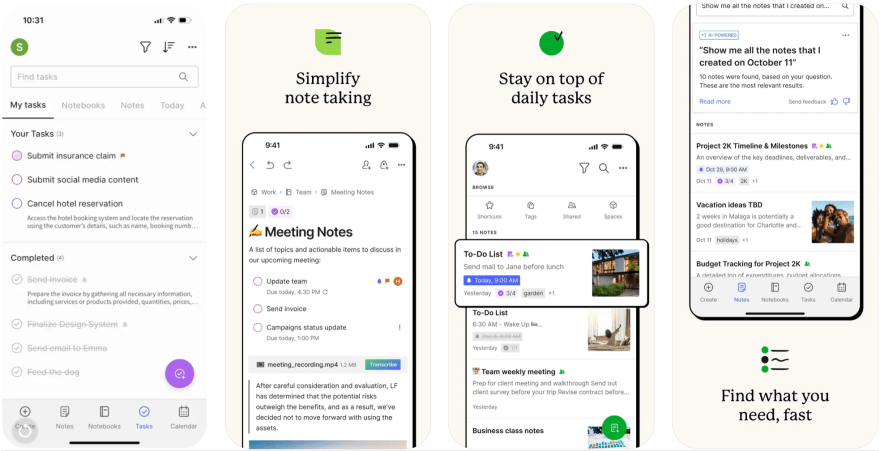 App Store - Evernote スクリーンショット