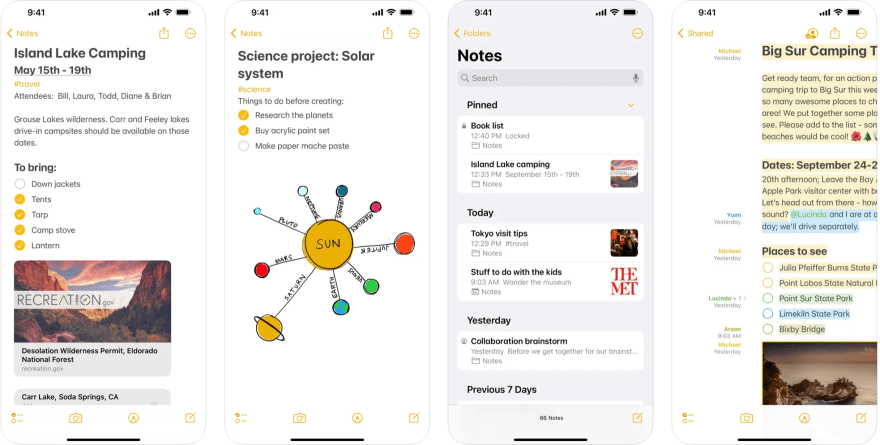 App Store - Apple Notes スクリーンショット