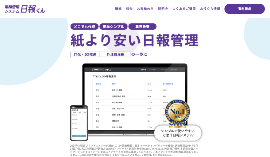 日報くんツールのスクリーンショット