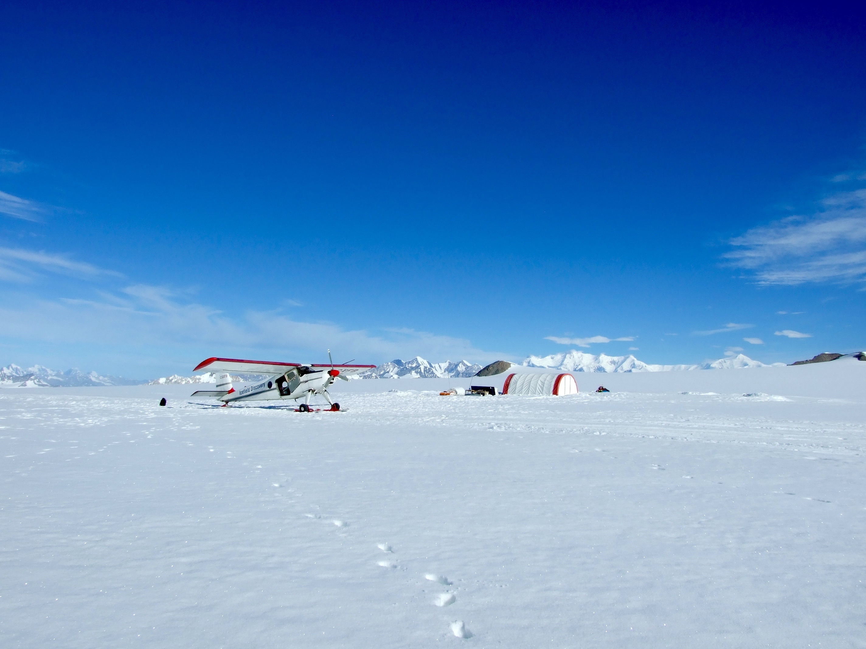The Helio Carrier on top of the St. Elias icefields