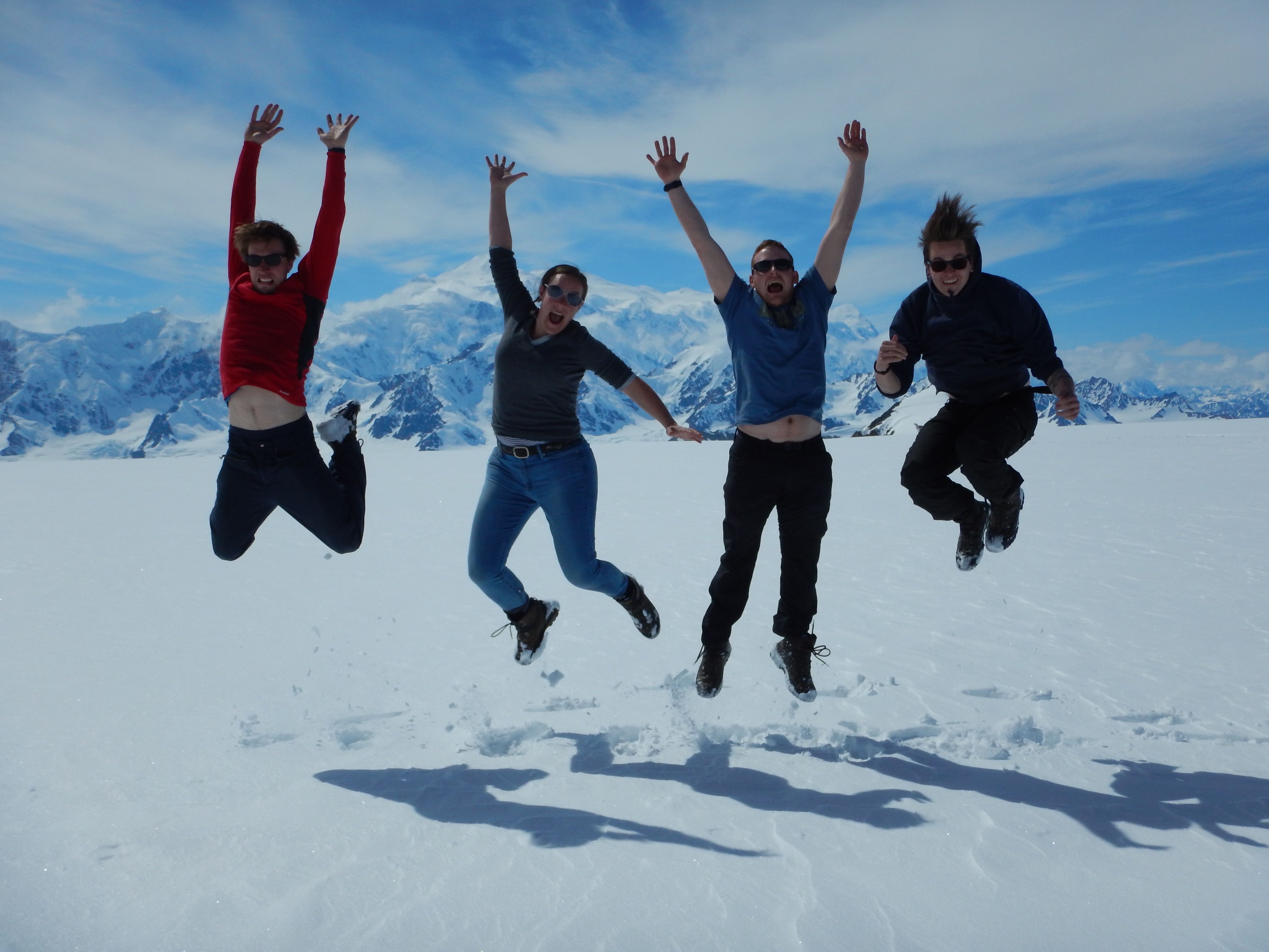 The Ice Fields jumping shot!