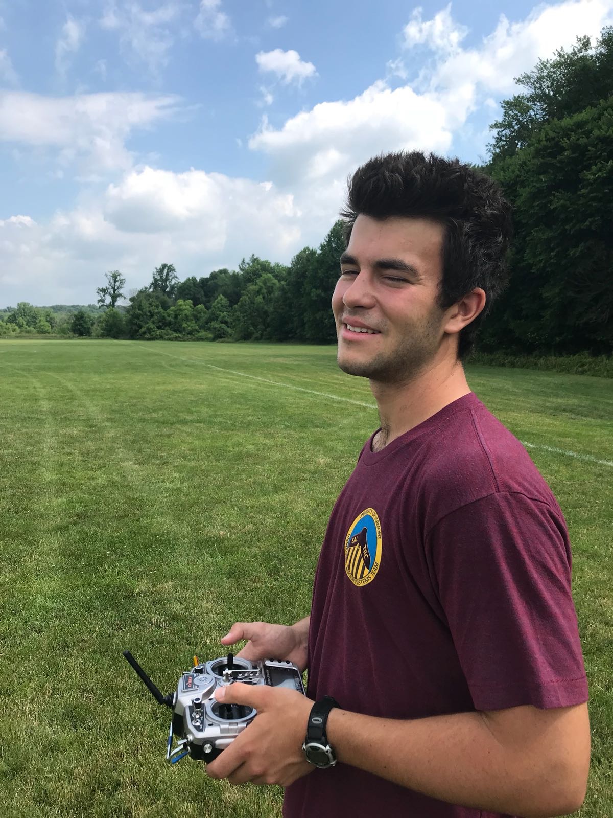 Test flying in the very non-Arctic heat near DC