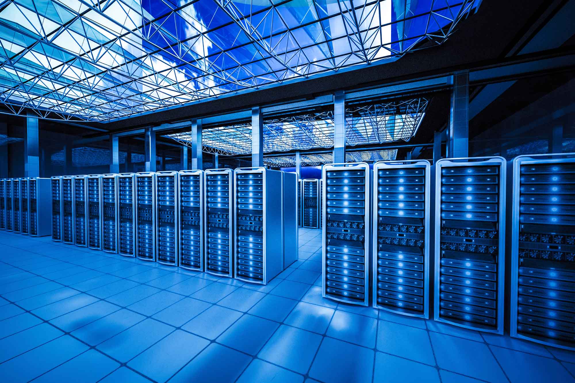 Data Center Interior View