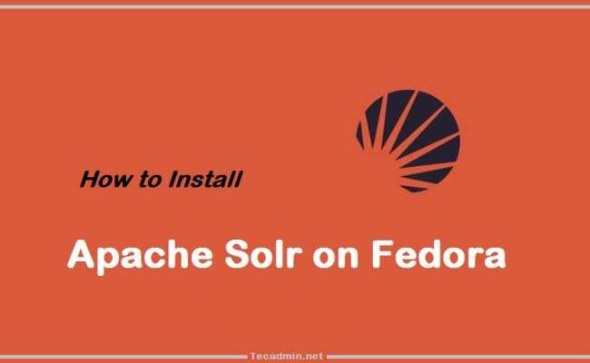 Setting Up Apache Solr On Fedora