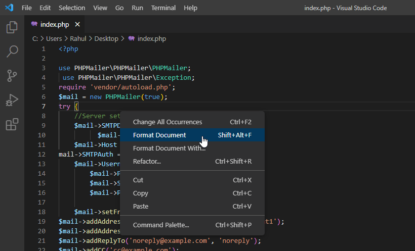 Image Result For How Do You Format Code In Visual Studio Code Vscode