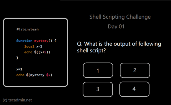 50 Bash Scripting Examples (PART-1) – TecAdmin