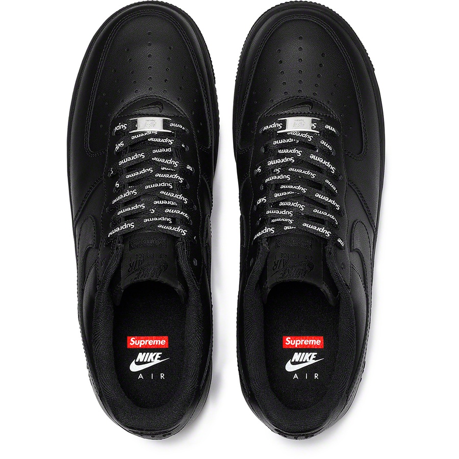 Nike Air Force Negro X Supreme - TeCalzoShoes