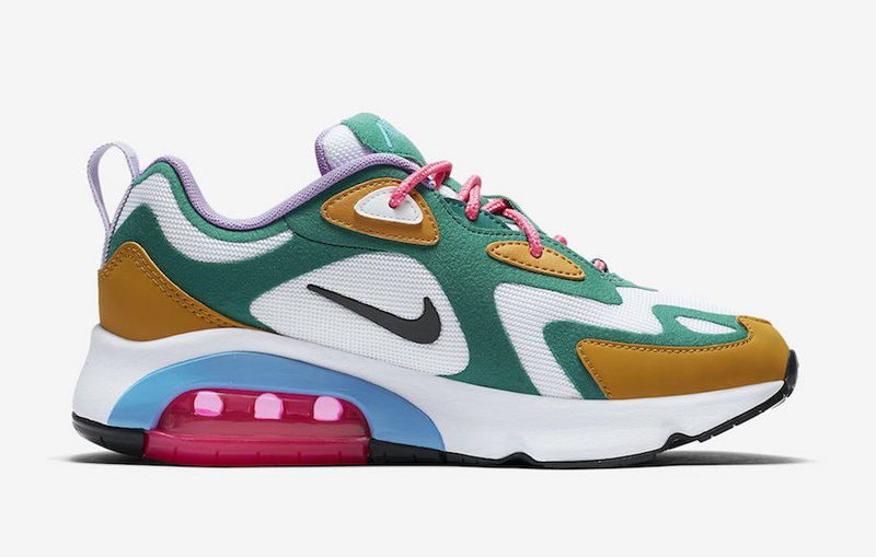 Nike Air 200 Verde y Amarillo - TeCalzoShoes