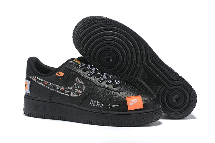 Nike Air Force Just Do It Negro - TeCalzoShoes - Rebajas