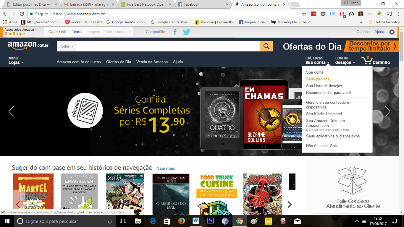 Como cancelar compras no site da Amazon — Tec Dica