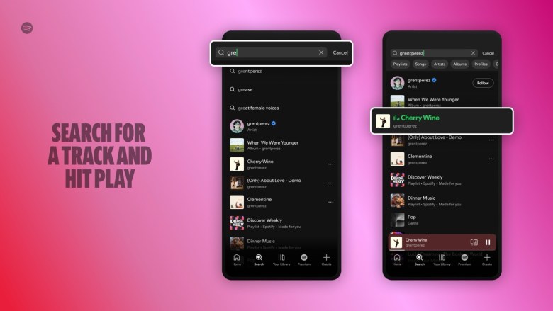 Spotify revamps its free tier, allowing users to pick and play any song on demand, ending the shuffle-only limitation.