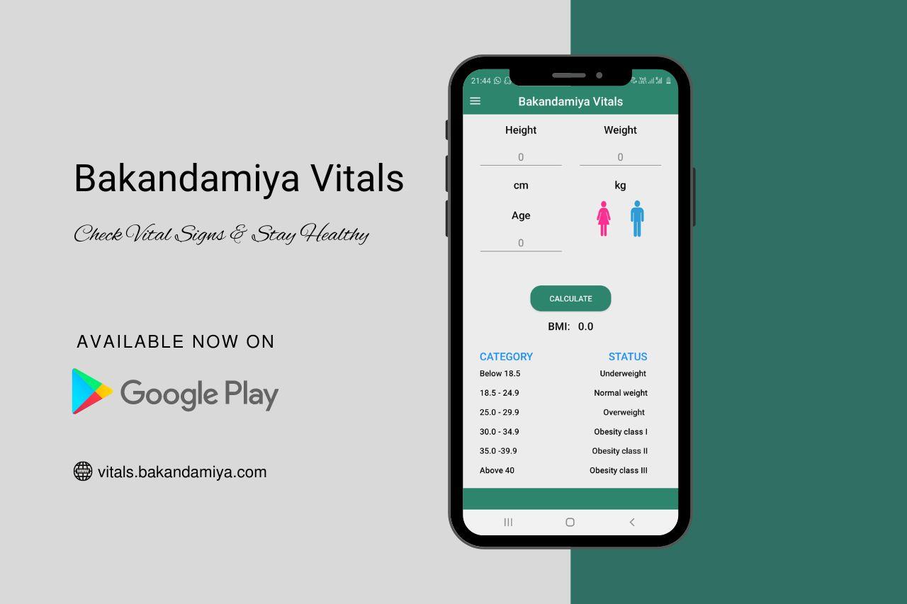 Bakandamiya Vitals app