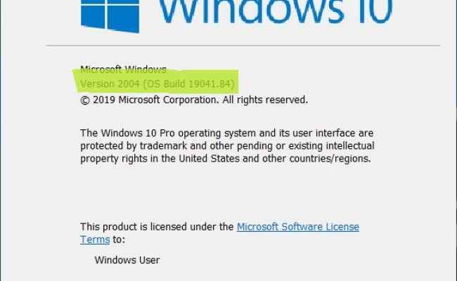 Windows 10 May 2020 Version 2004 Update Is Now Available. What Are The ...