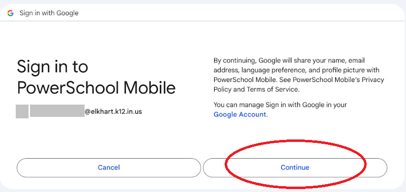 Student powerschool login
