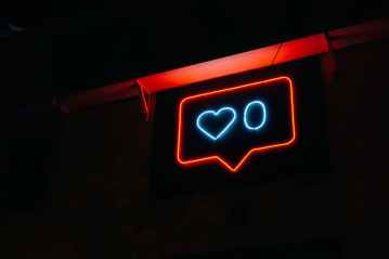 How to Use Instagram DMs to Grow Your Business 3 heart and zero neon light signage