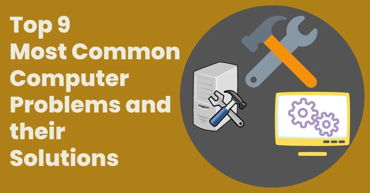 most common computer problems and their solution