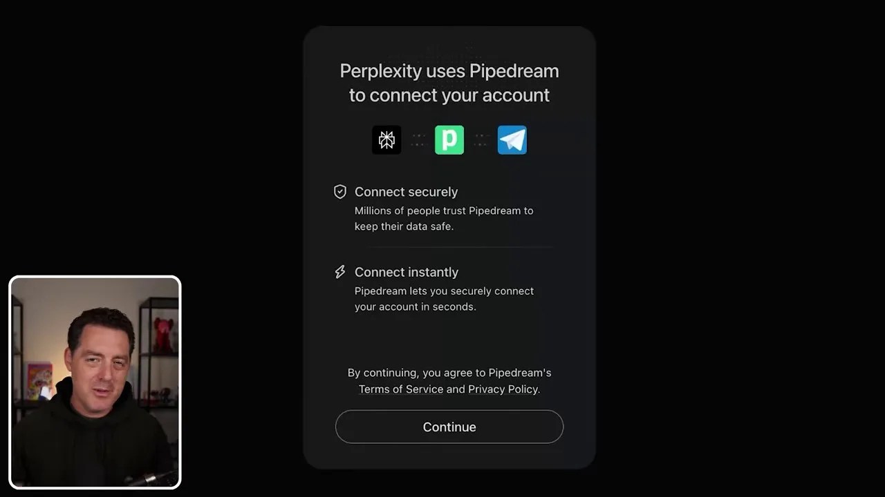 Telegram connector configuration flow and setup dashboard
