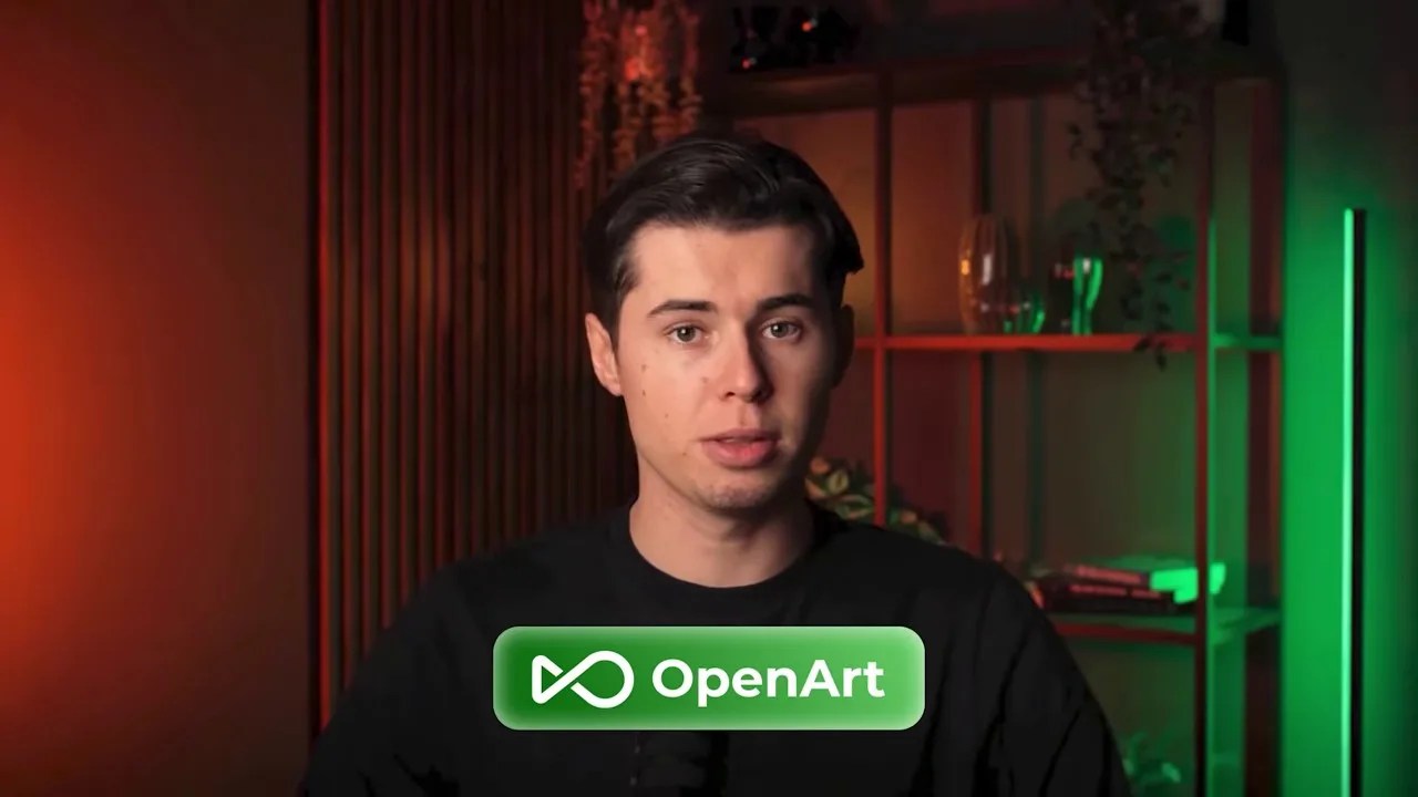 The OpenArt platform home page interface.