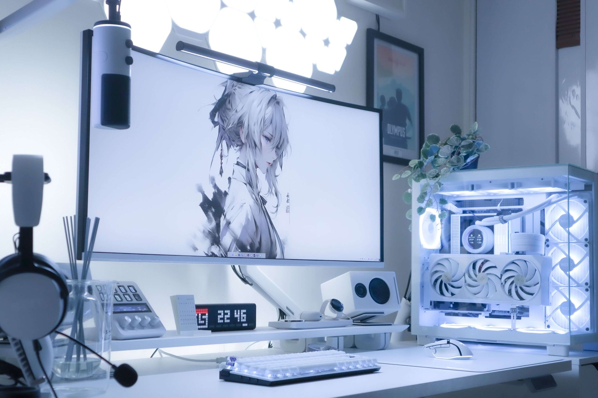 This Is How You Can Make Your PC Setup Look Futuristic Tech4Gamers White Futuristic PC Setup 