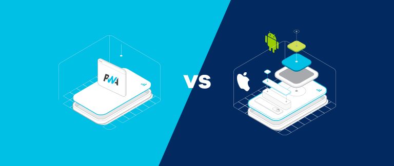 Native Mobile App Vs Progressive Web App Key Differences - Stunning Colorful Pattern - Retina