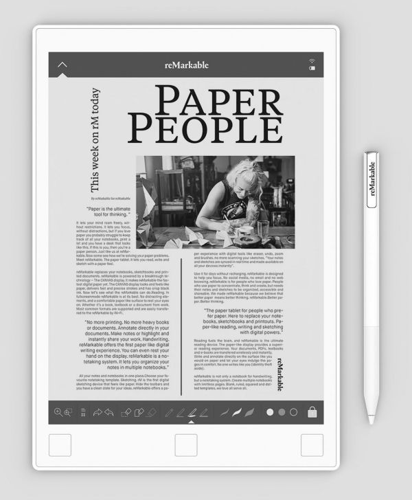 Paper Fan? Check out the reMarkable "Paper Tablet" TechAcute