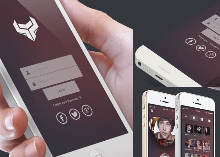 Short for “application,” apps let you do everything from listening to music to syncing your phone to you. Iphone Music Player Ui Mockup Tech All