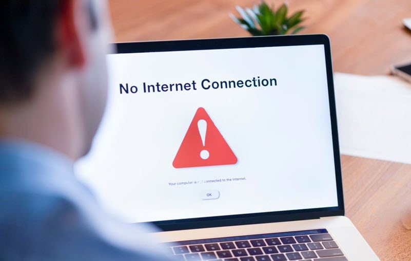 no internet connection