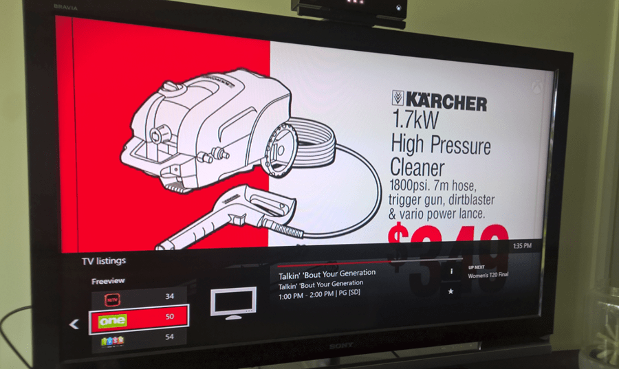 Australian handson with Xbox One OneGuide for FreeView TVAustralian