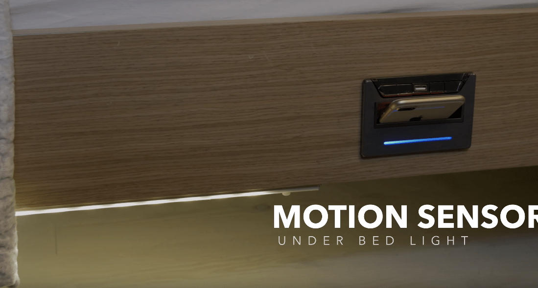 This Connected Bed Has Wireless Charging Bluetooth And A Subwoofer Techau