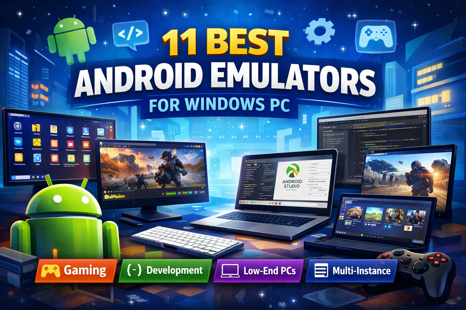 15 Best Android Emulators For Windows PC In 2026 Best Android Emulators For Windows PC 