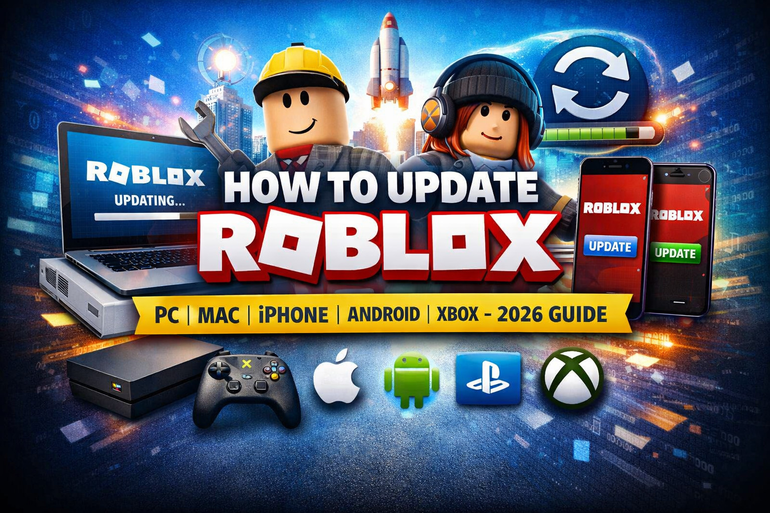 How To Update Roblox PC Mac IPhone Android Xbox How To Update Roblox 