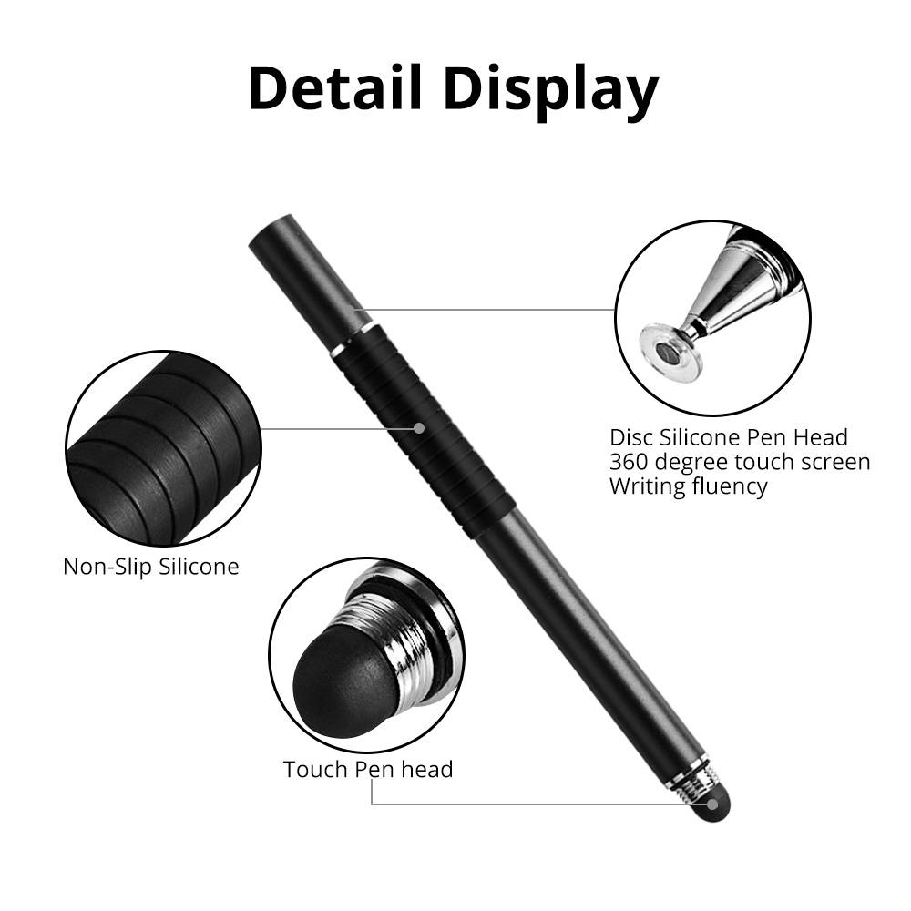 Universal 2 in 1 Stylus Pen Drawing Tablet Capacitive Screen Caneta Touch Pen for Mobile Android Phone Smart Pencil Accessories