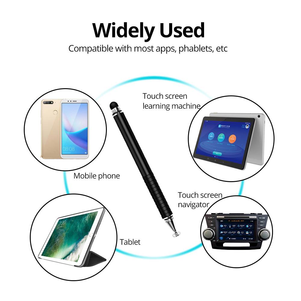Universal 2 in 1 Stylus Pen Drawing Tablet Capacitive Screen Caneta Touch Pen for Mobile Android Phone Smart Pencil Accessories