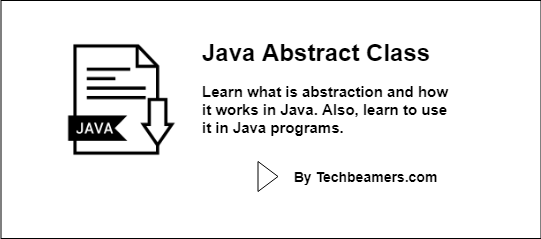 Java abstract class overview explained with examples