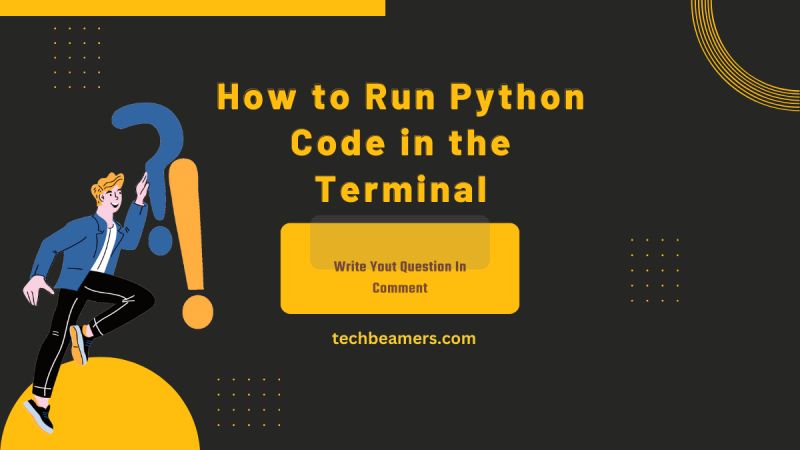 Run Python Code In Terminal In Different Ways With Examples - Premium Dark Illustration Gallery - 8K