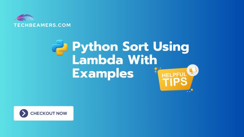 Sort Using Lambda In Python Spark By Examples - Mountain Designs - Creative Mobile Collection