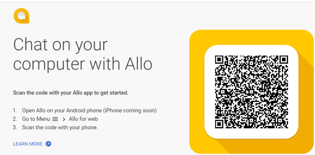 How to use Google Allo Web