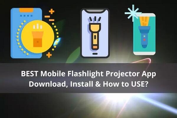 picture Mobile Flashlight Wall Projector Screen techbigs com