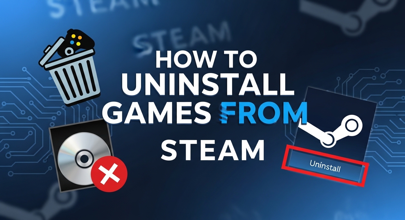 How To Uninstall Games From Steam To Free Up Space How Do You Uninstall Games From Steam Free Up Space 