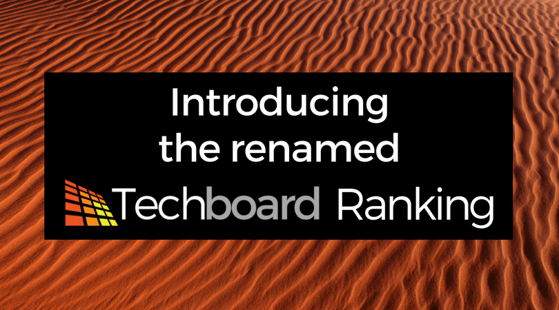 Techboard rebrands its ranking to 
