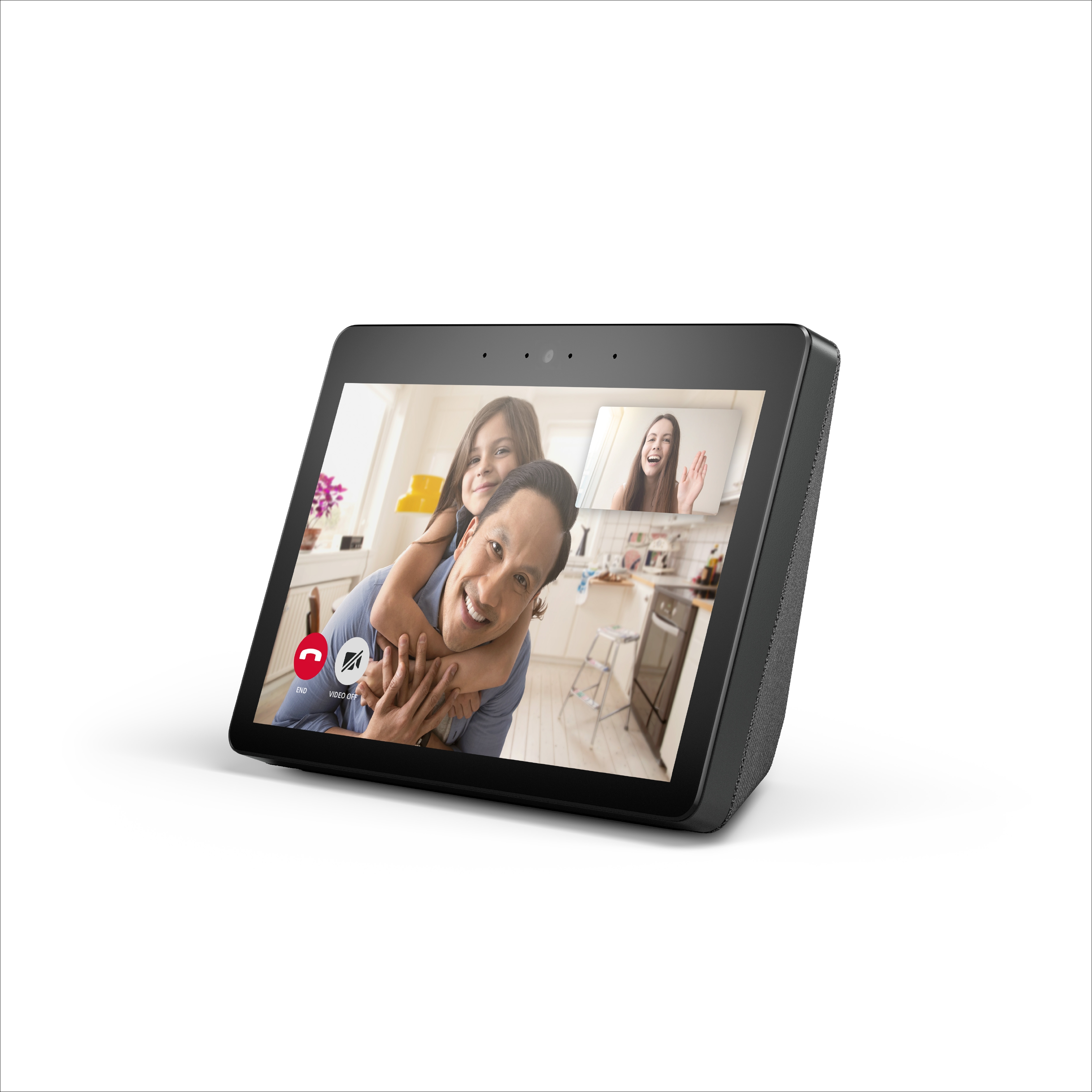 Echo Show, Charcoal, Angle