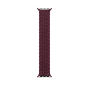 46mm Burgundy Braided Solo Loop - Size 8