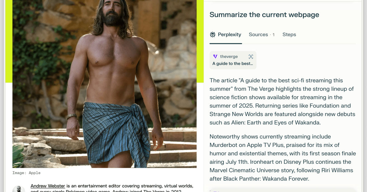 Perplexity’s Comet browser is available everywhere