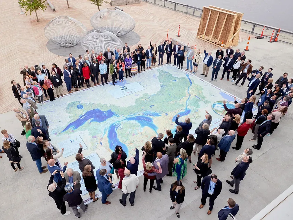 New augmented reality map of Great Lakes launches in region