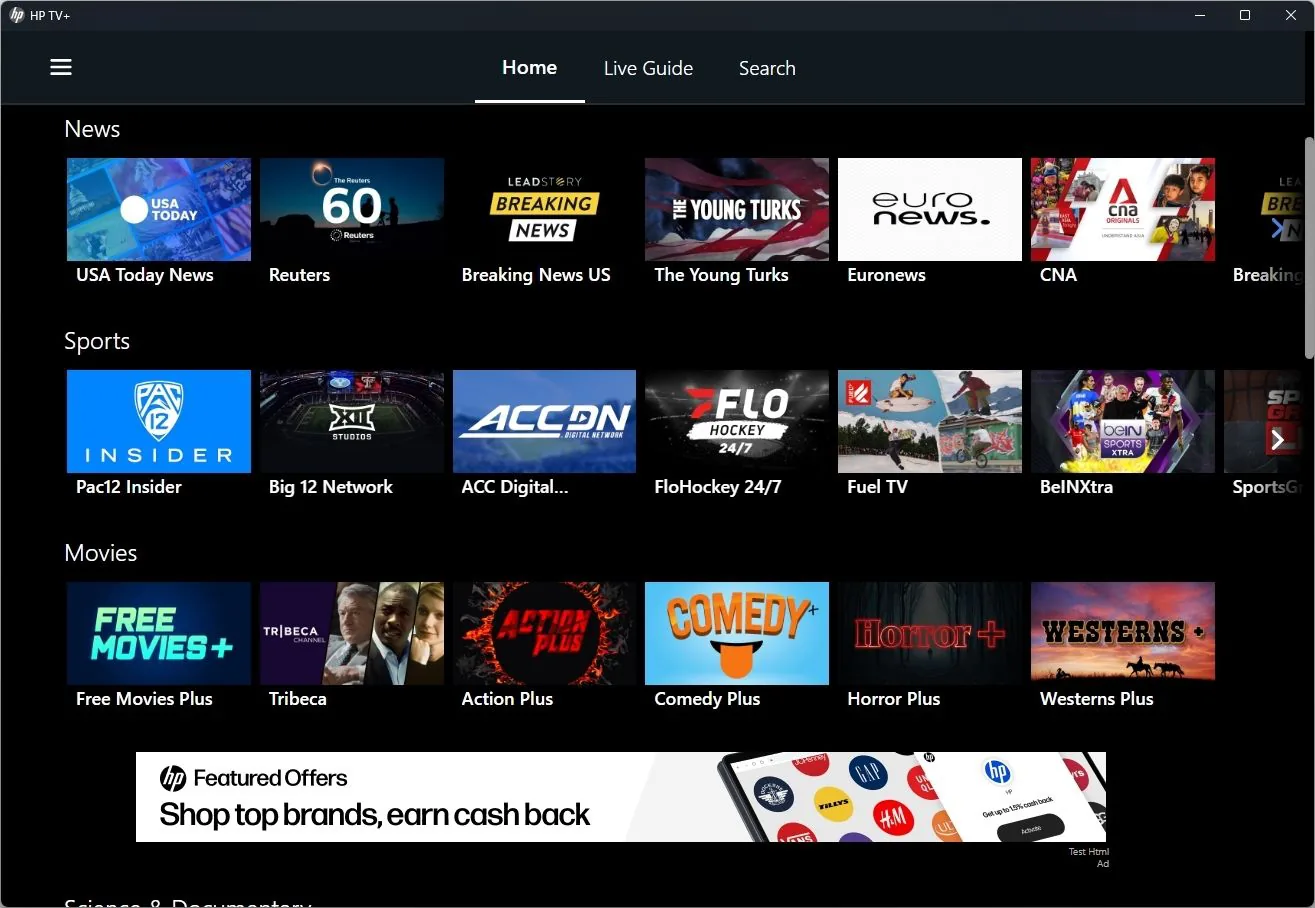The HP TV app just showed up on Windows 11, and people are wondering what it even does — here’s why it exists and whether you should use it