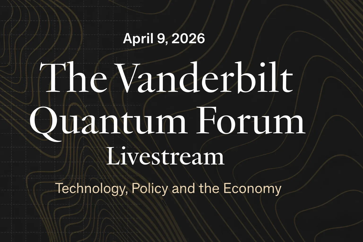 Join Vanderbilt Quantum Forum’s Livestream