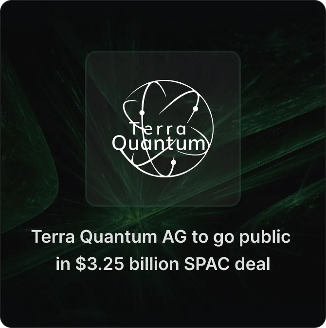 Terra Quantum to Go Public in $3.25 Billion SPAC Merger