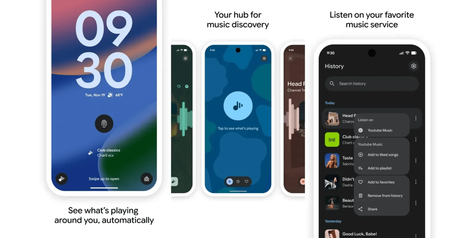 Pixel Now Playing brings back ‘Tap to see what’s playing’ lockscreen search