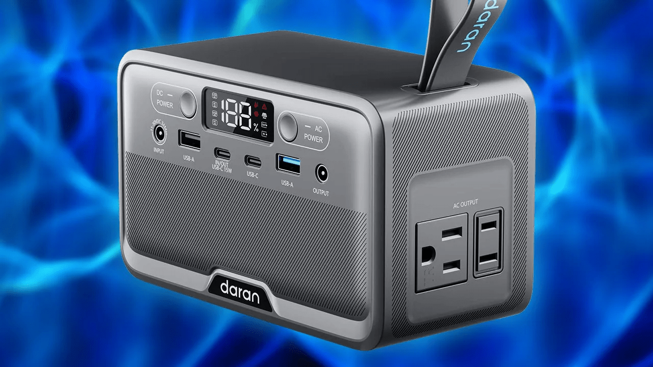 This TSA-Compliant Daran 28,000mAh 100W LiFePO4 Power Station Drops to Just $45.59